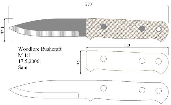 Из чего сделать нож своими руками чертежи
